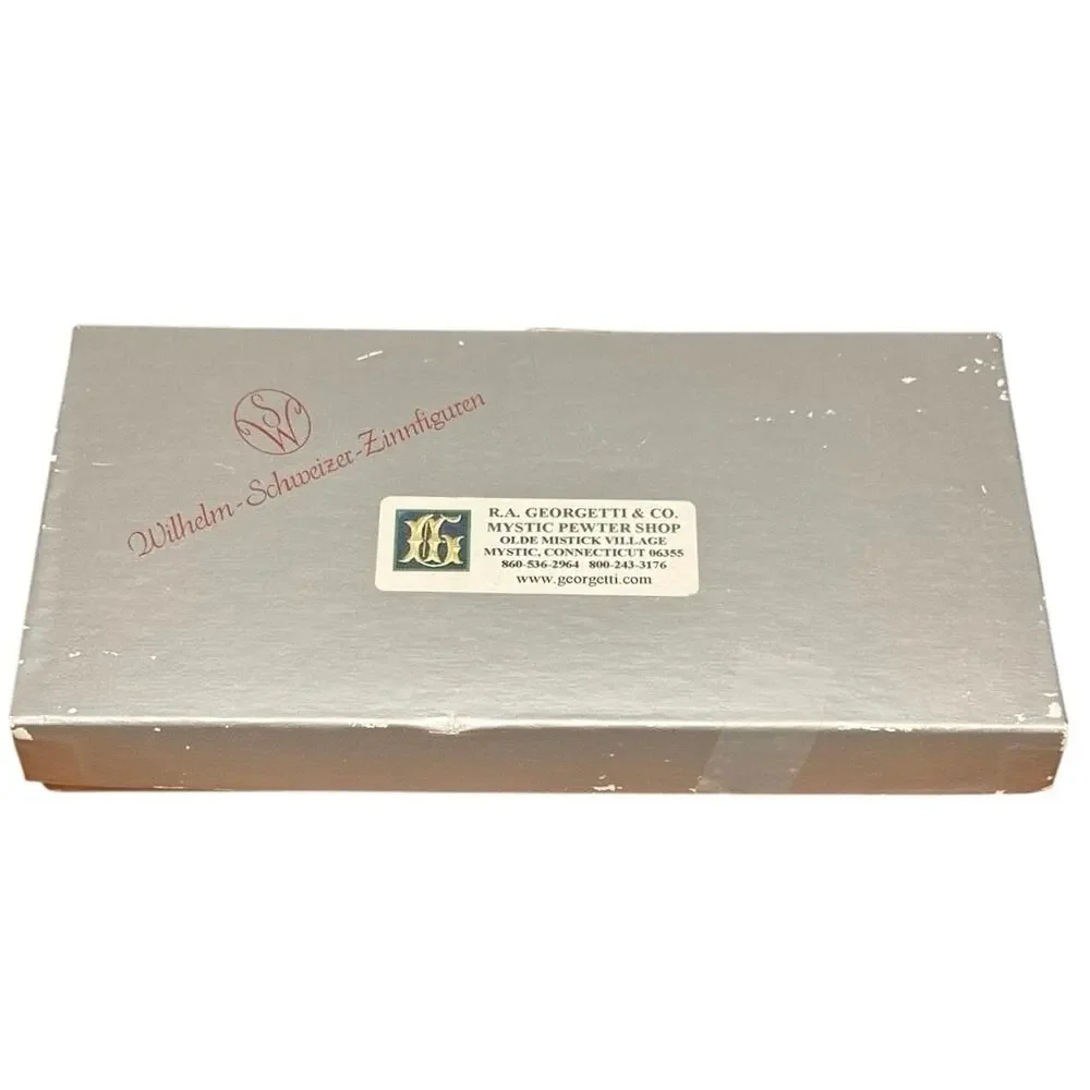 Wilhelm Schweizer Pewter Santa's Locomotive Christmas Express Boxed SC17 2000